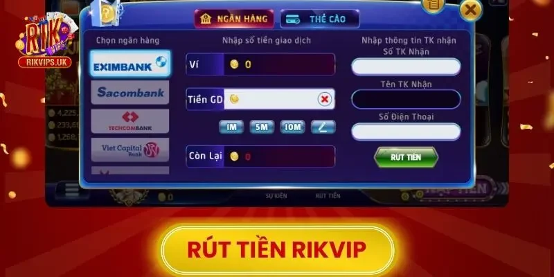 Có thể rút tiền Rikvip không?