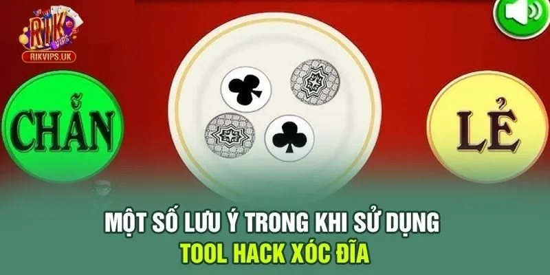 Hãy đặt biệt lưu ý khi sử dụng tool xóc đĩa